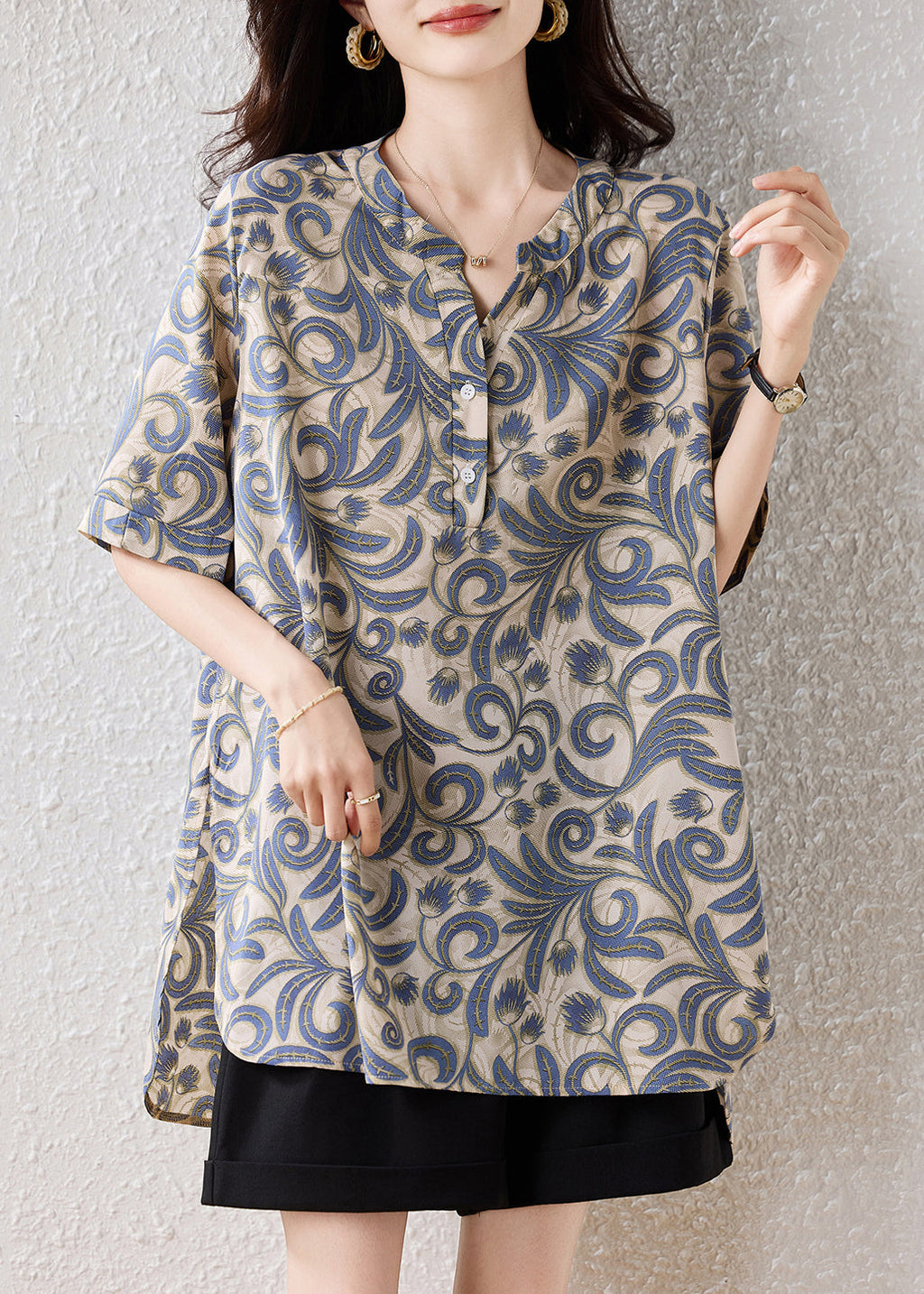 A Vintage Style Blouse with Delicate Timeless Details