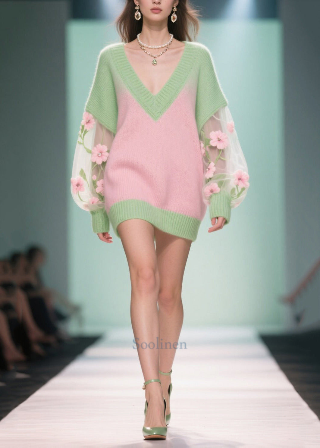 Well Tailored Sweater with a Graceful Silhouette