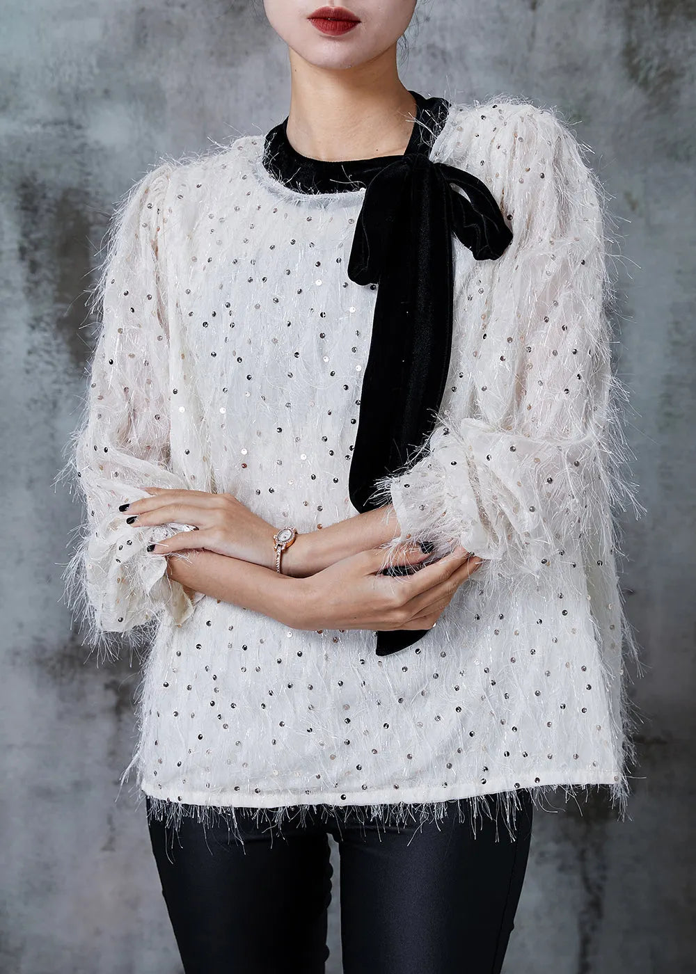 A Vintage Style Blouse with Delicate Timeless Details