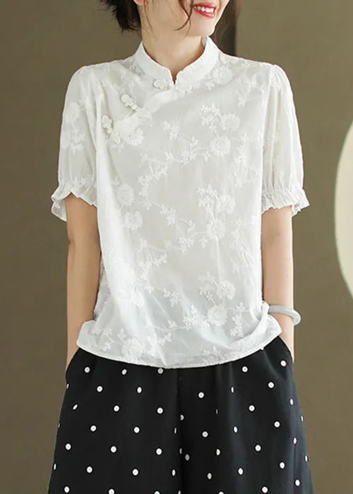 A Vintage Style Blouse with Delicate Timeless Details