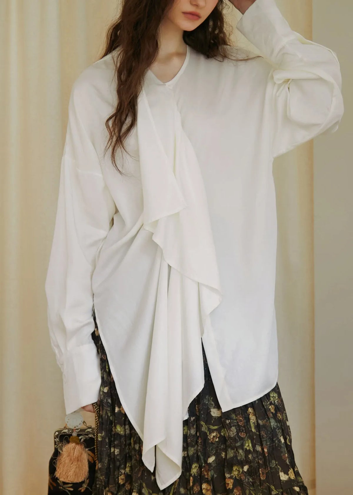 Classic Vintage Blouse with a Flattering Fit