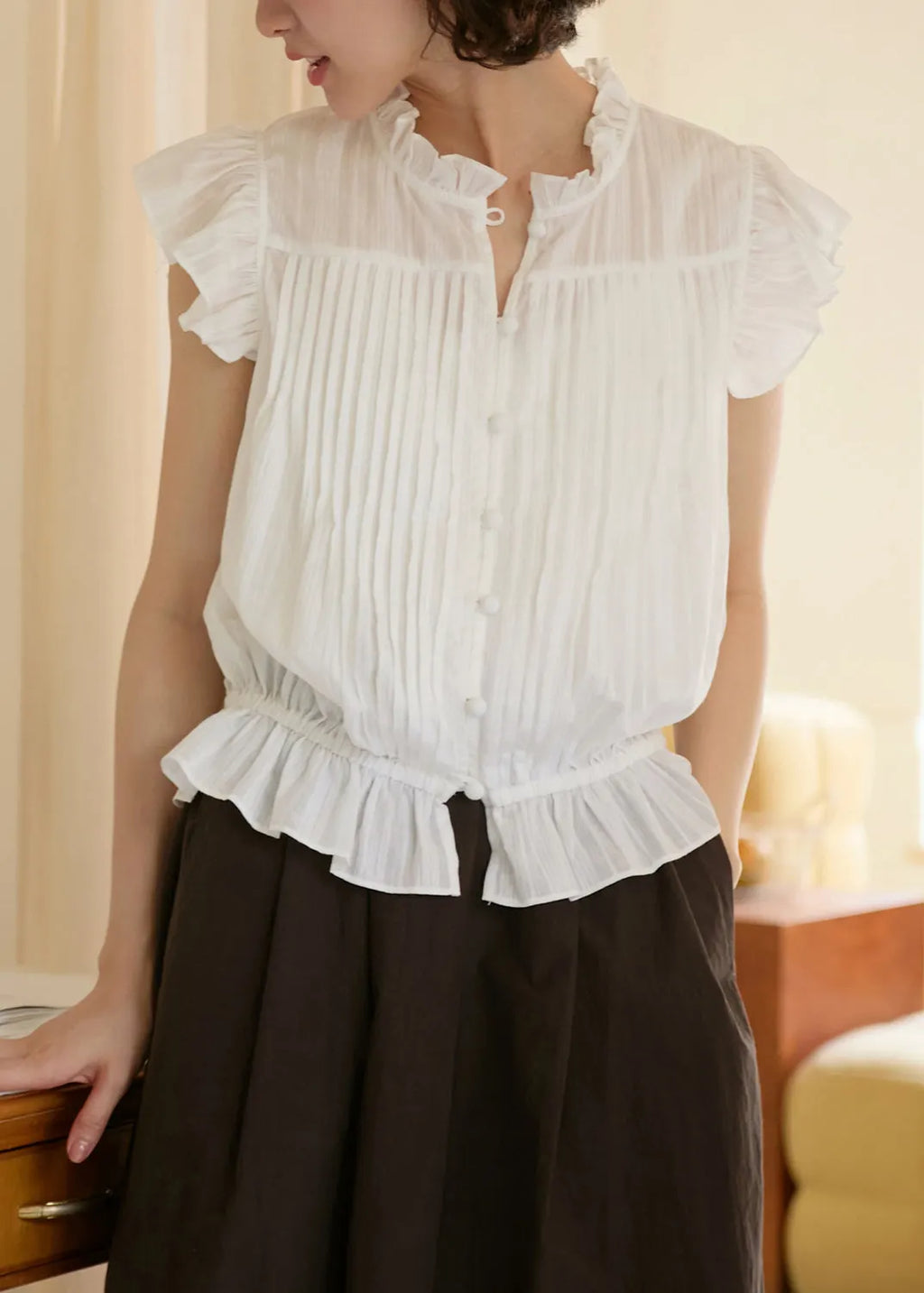 Beautifully Finished Blouse in a Timeless Design