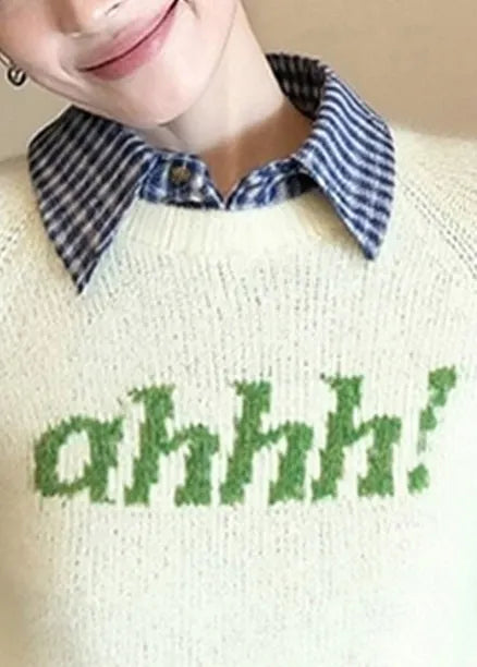 Vintage Inspired Sweater with a Contemporary Edge