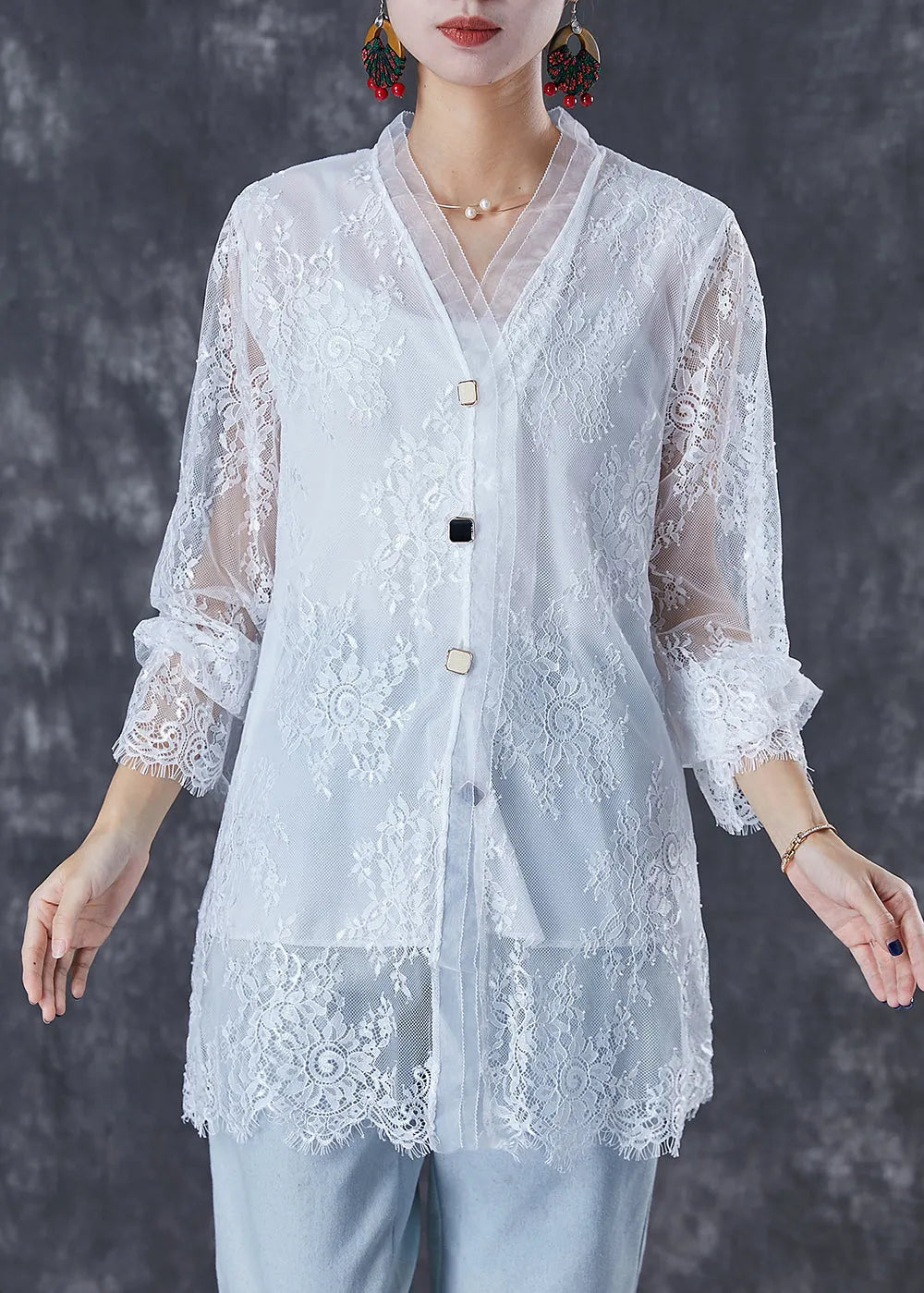 A Vintage Style Blouse with Delicate Timeless Details