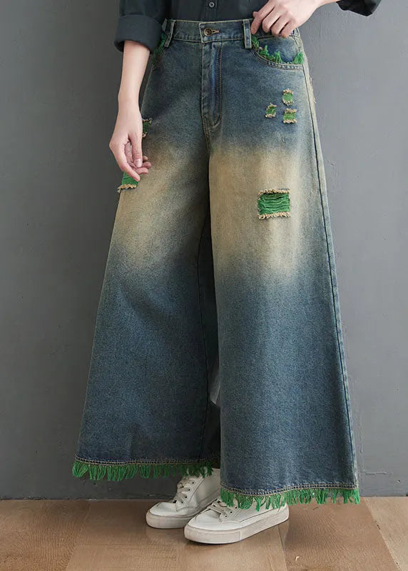 A Vintage Style Pants with Delicate Timeless Details