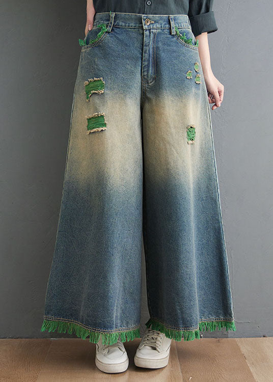 A Vintage Style Pants with Delicate Timeless Details