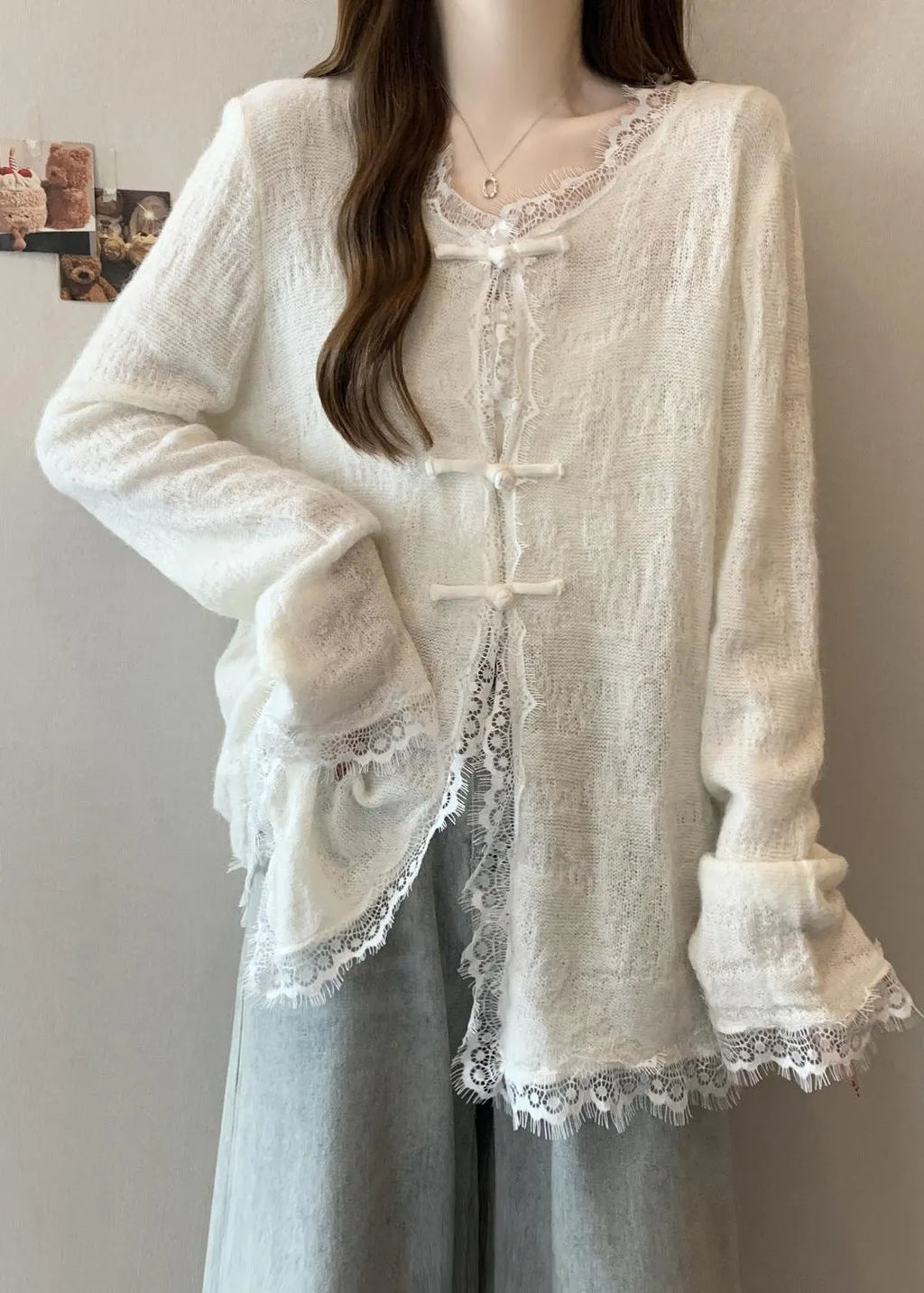 Vintage Inspired Cardigan with a Contemporary Edge