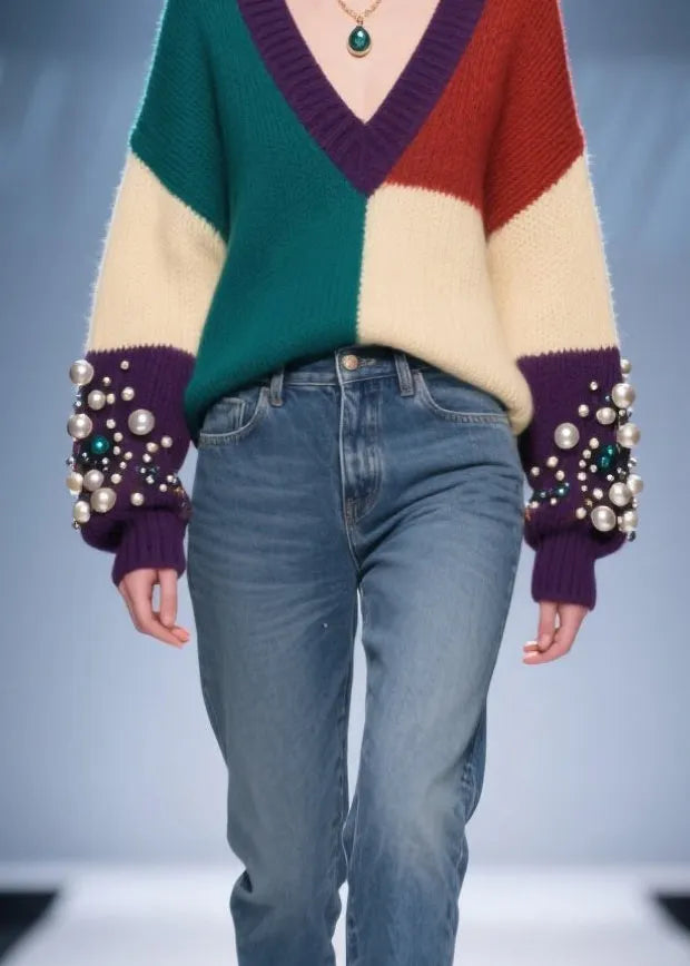A Vintage Style Sweater with Delicate Timeless Details