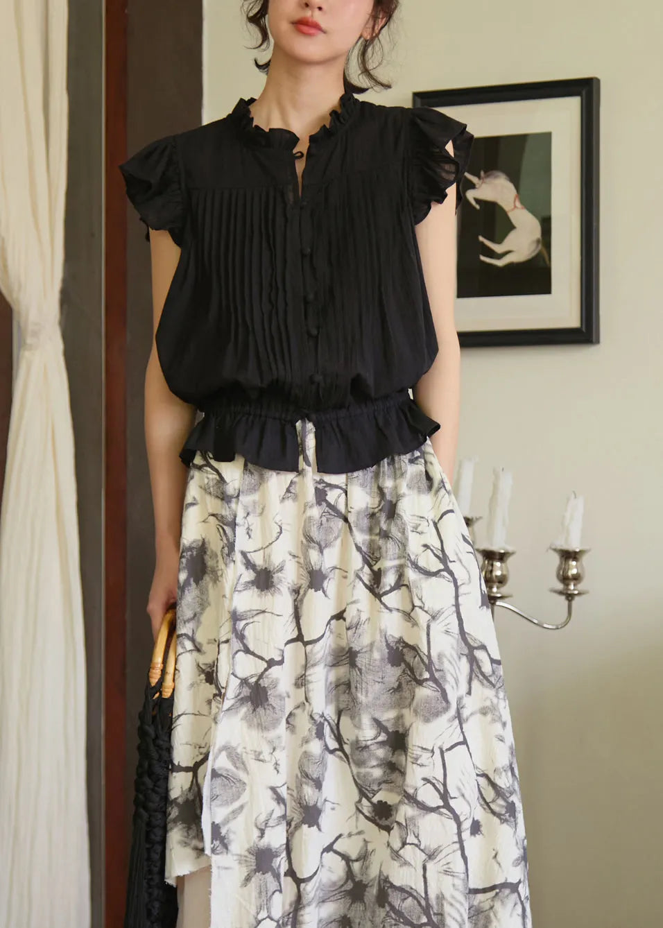 Beautifully Finished Blouse in a Timeless Design