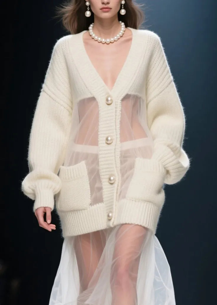Vintage Inspired Cardigan with a Contemporary Edge