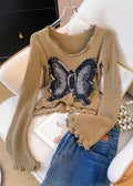 A Vintage Style Sweater with Delicate Timeless Details