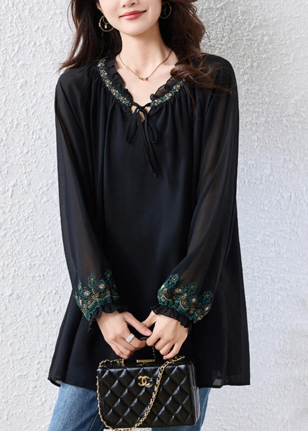 Beautifully Crafted Blouse in a Classic Style