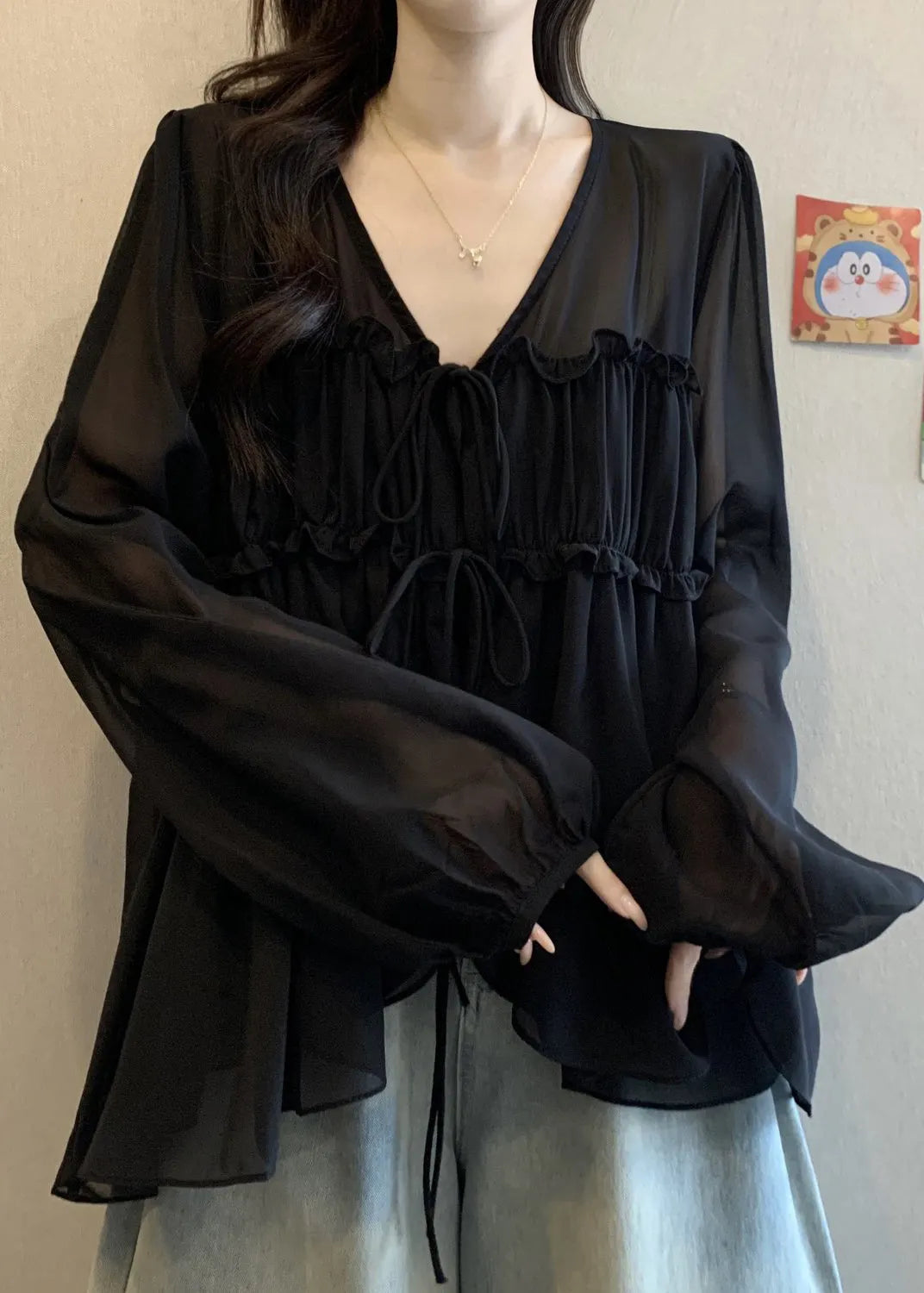 A Vintage Style Blouse with Delicate Timeless Details