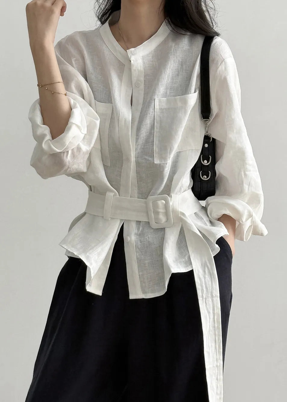 A Vintage Style Shirt with Delicate Timeless Details