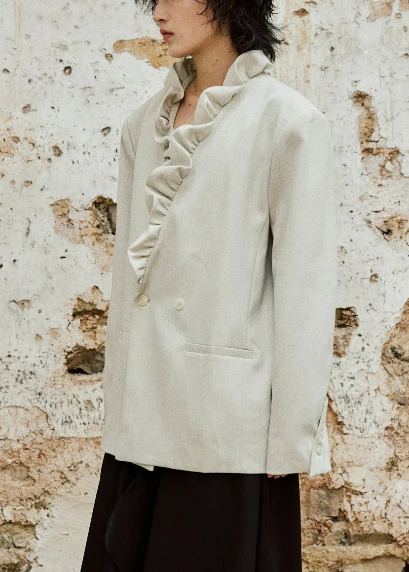 A Vintage Style Coat with Delicate Timeless Details
