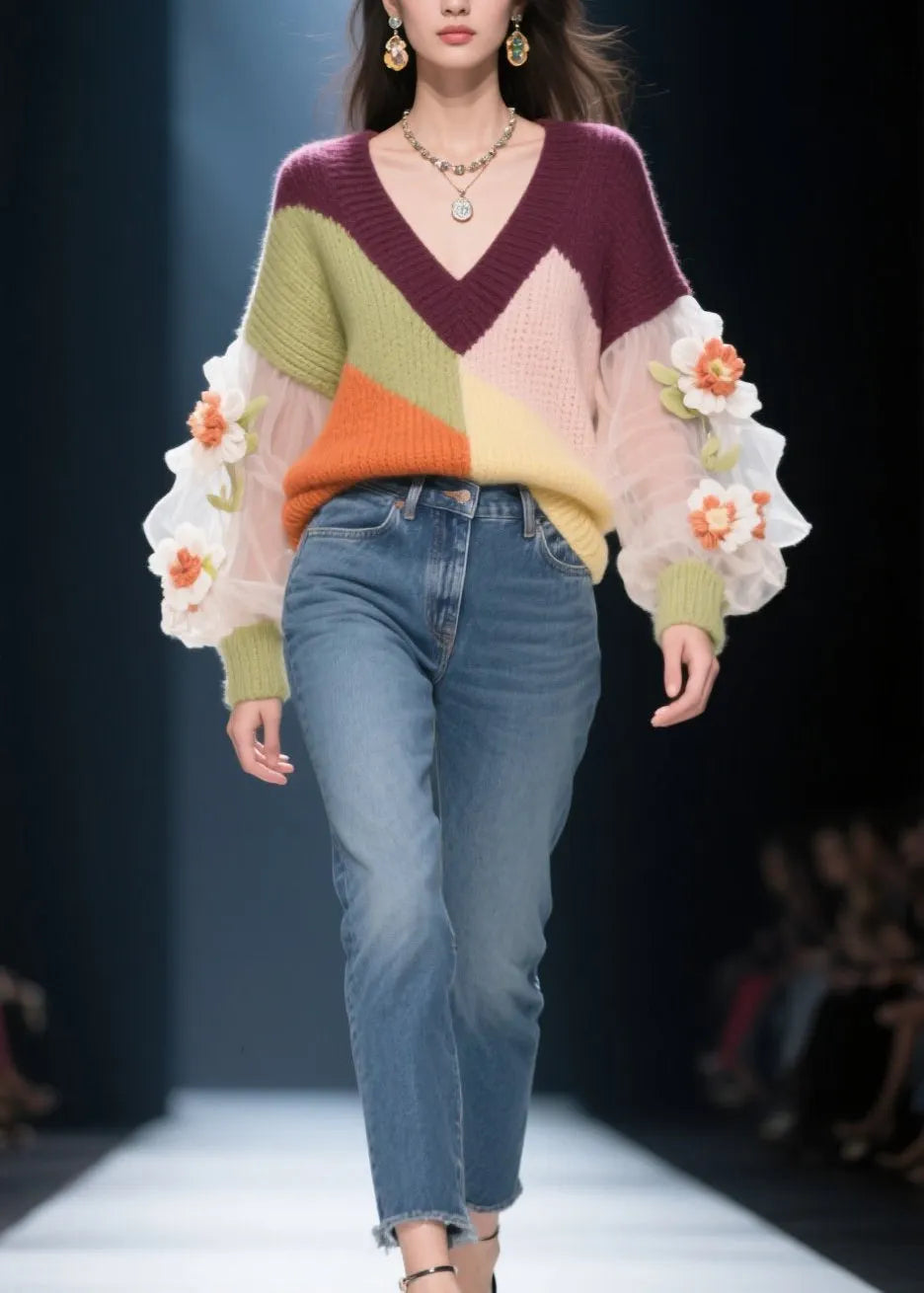 Vintage Inspired Sweater with a Contemporary Edge
