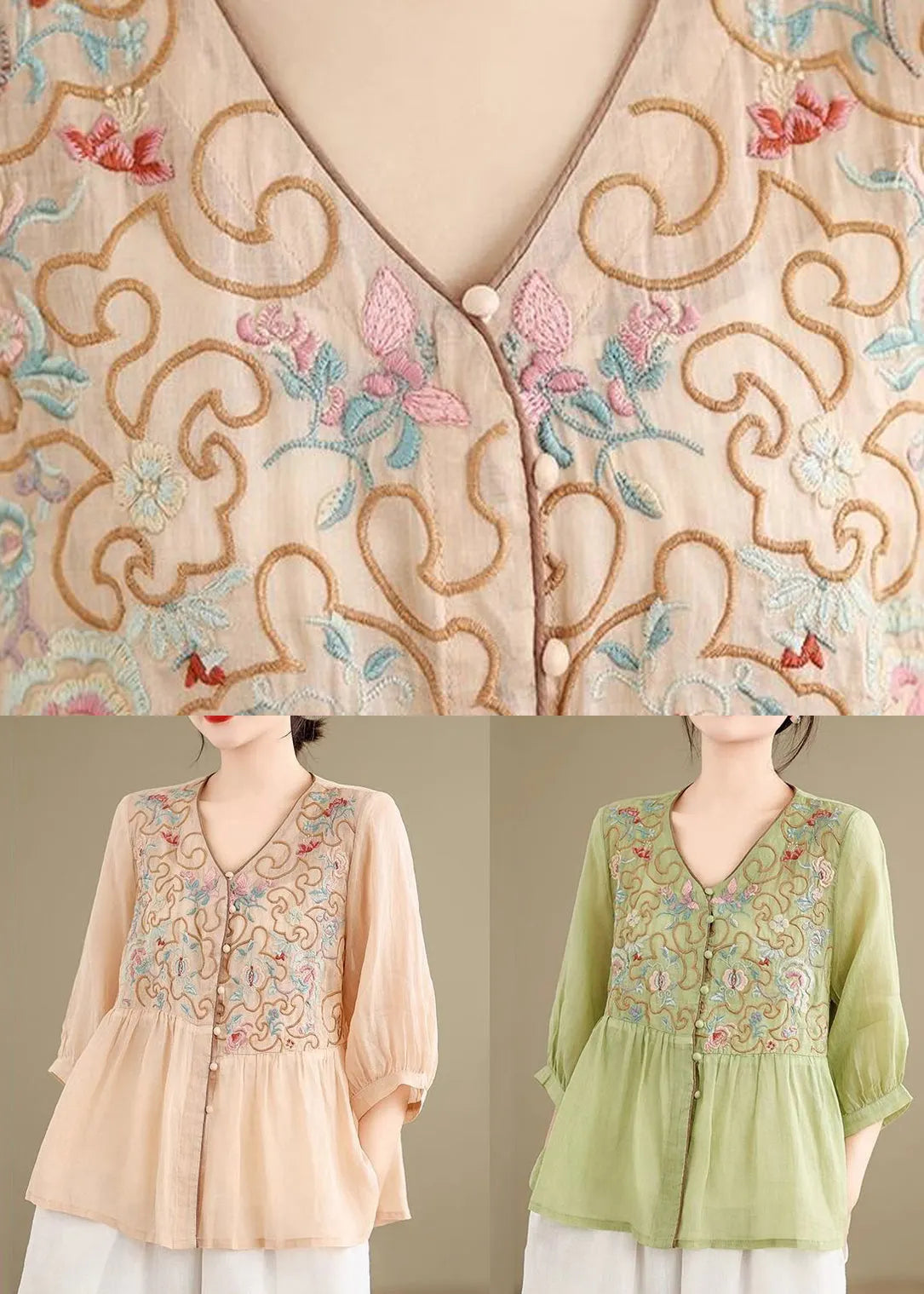 A Vintage Style Shirt with Delicate Timeless Details