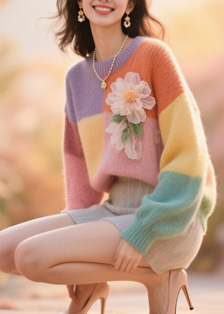 A Vintage Style Sweater with Delicate Timeless Details