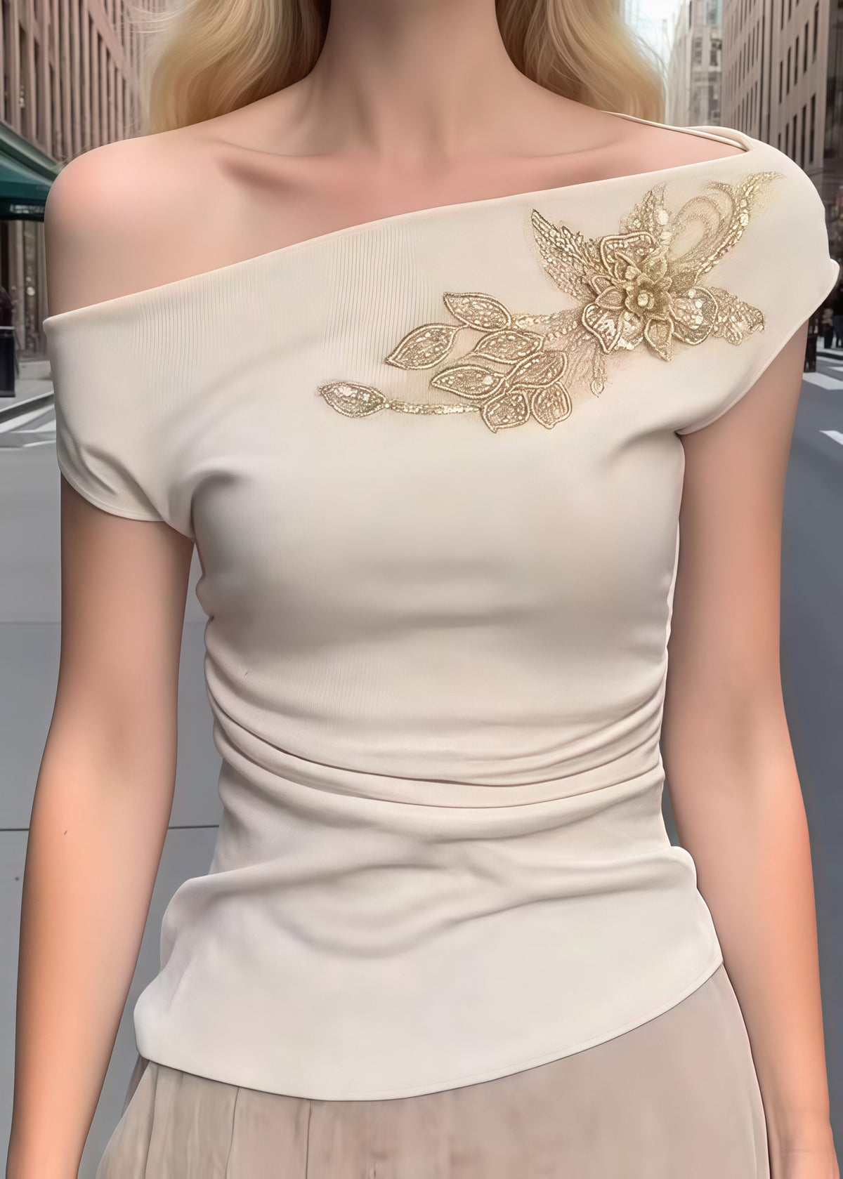 A Vintage Style Top with Delicate Timeless Details