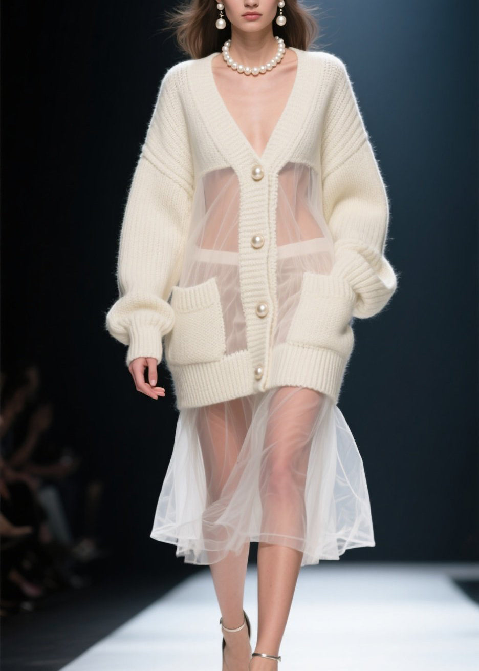 Vintage Inspired Cardigan with a Contemporary Edge