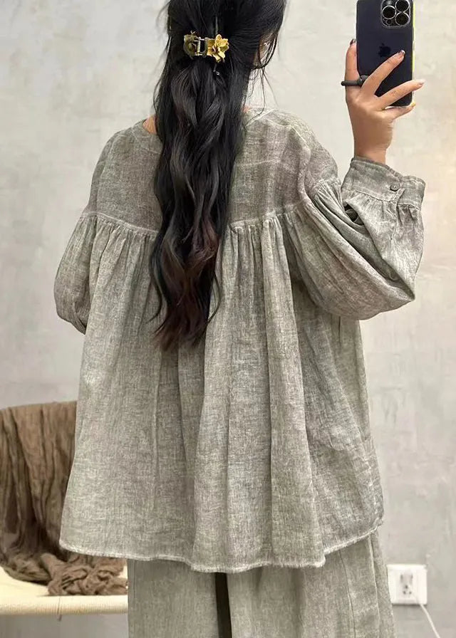 A Vintage Style Blouse with Delicate Timeless Details