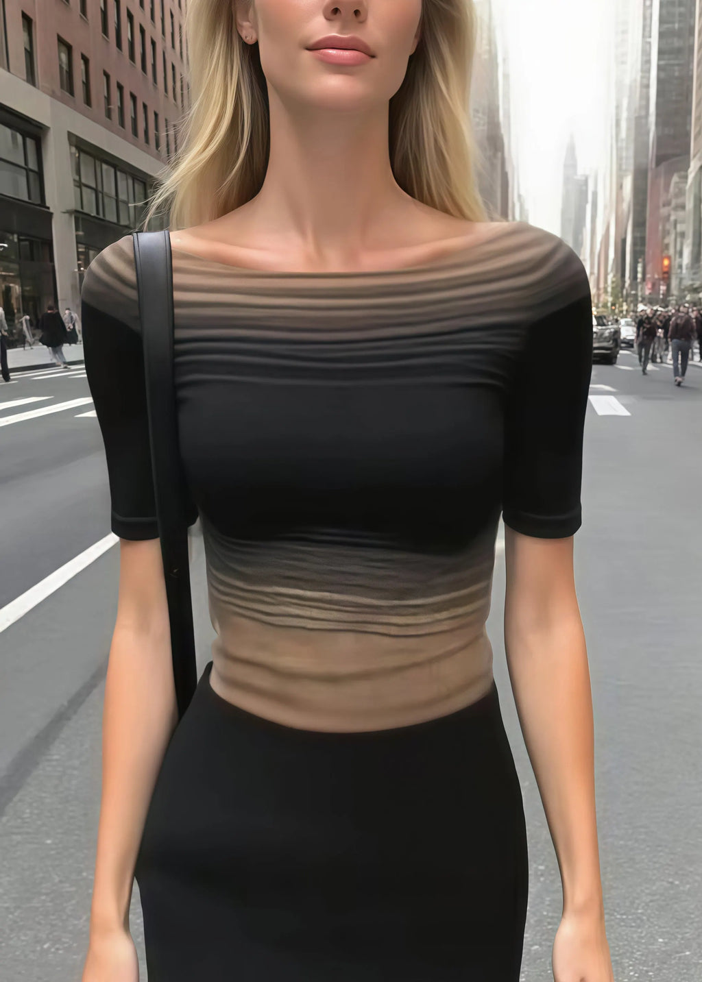 Gracefully Styled Top for Any Occasion