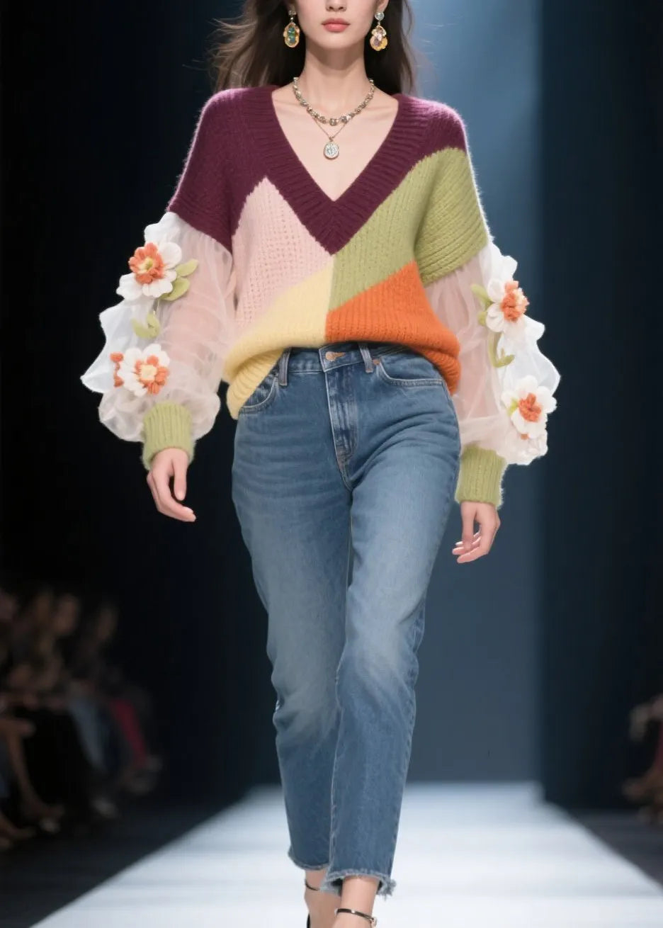 Vintage Inspired Sweater with a Contemporary Edge