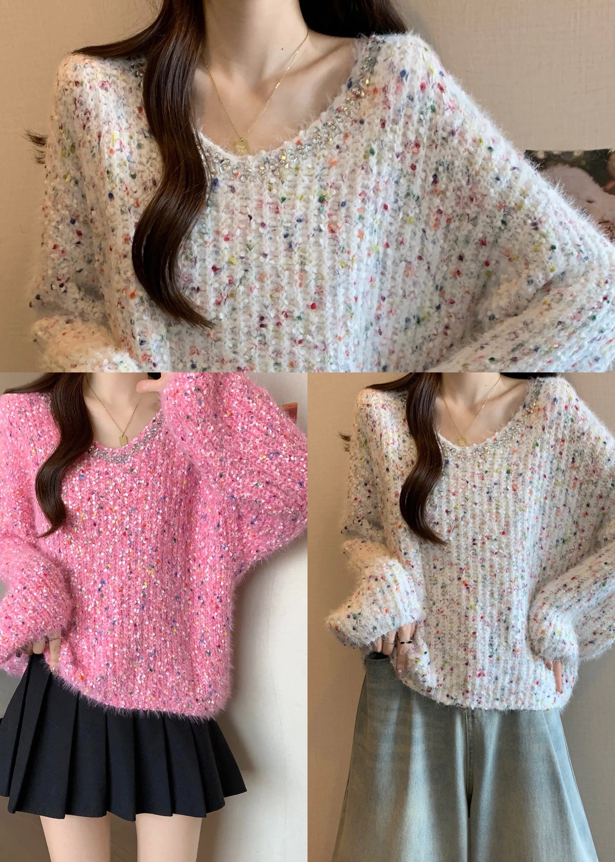 Well Tailored Sweater with a Graceful Silhouette