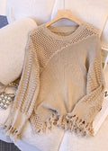 A Vintage Style Sweater with Delicate Timeless Details