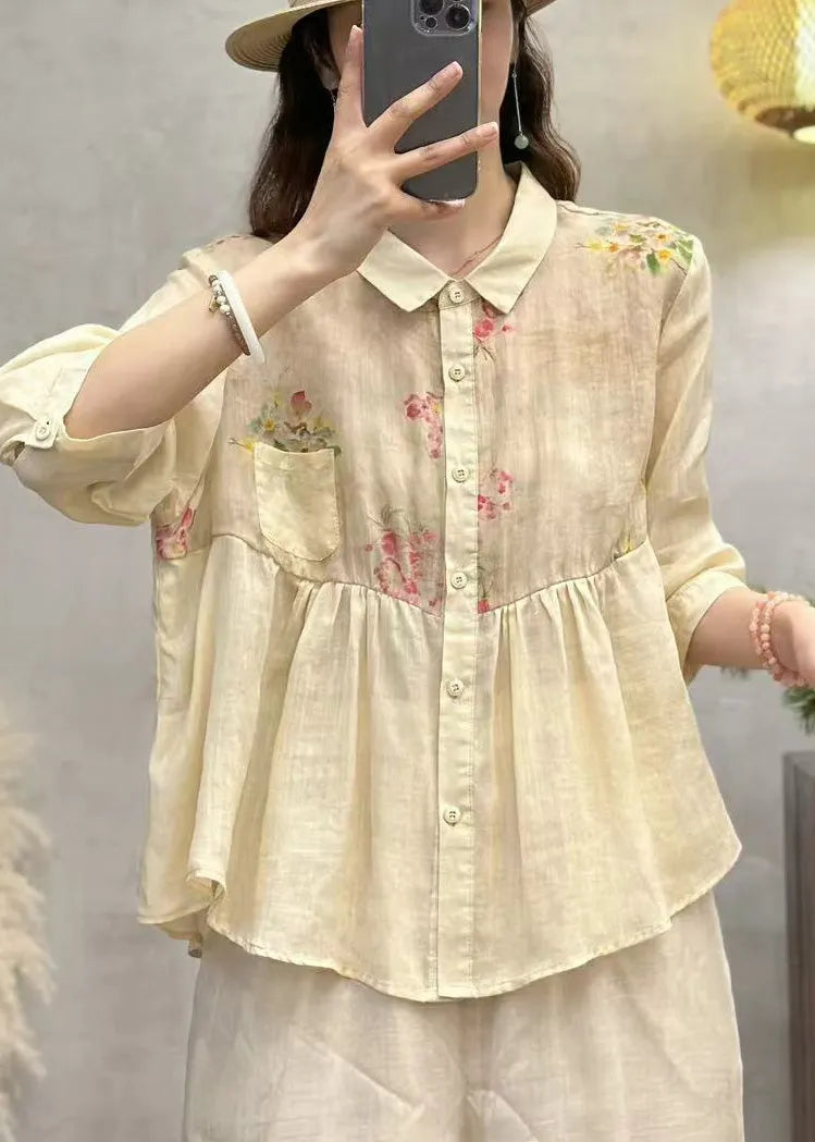 A Vintage Style Shirt with Delicate Timeless Details