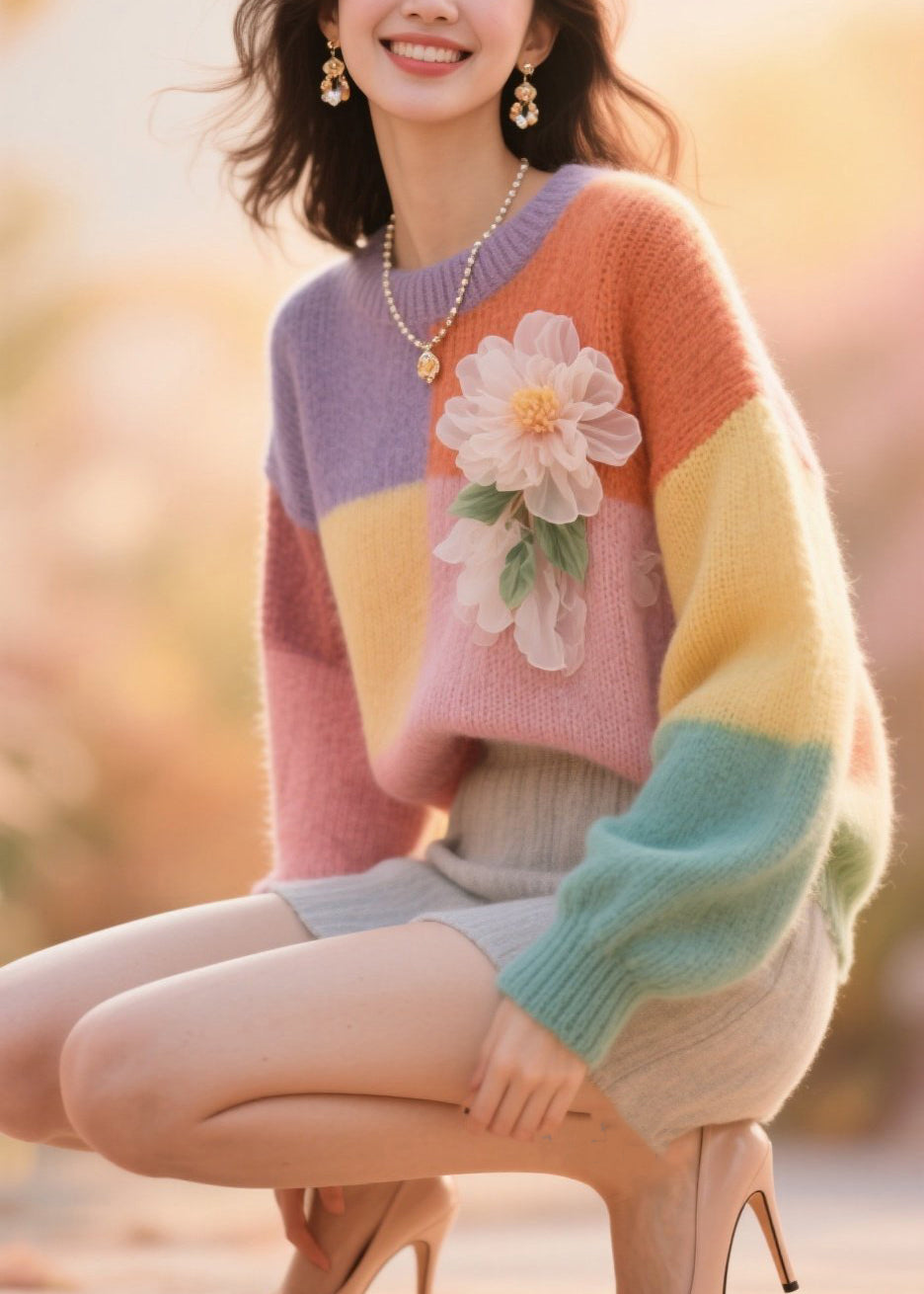 A Vintage Style Sweater with Delicate Timeless Details