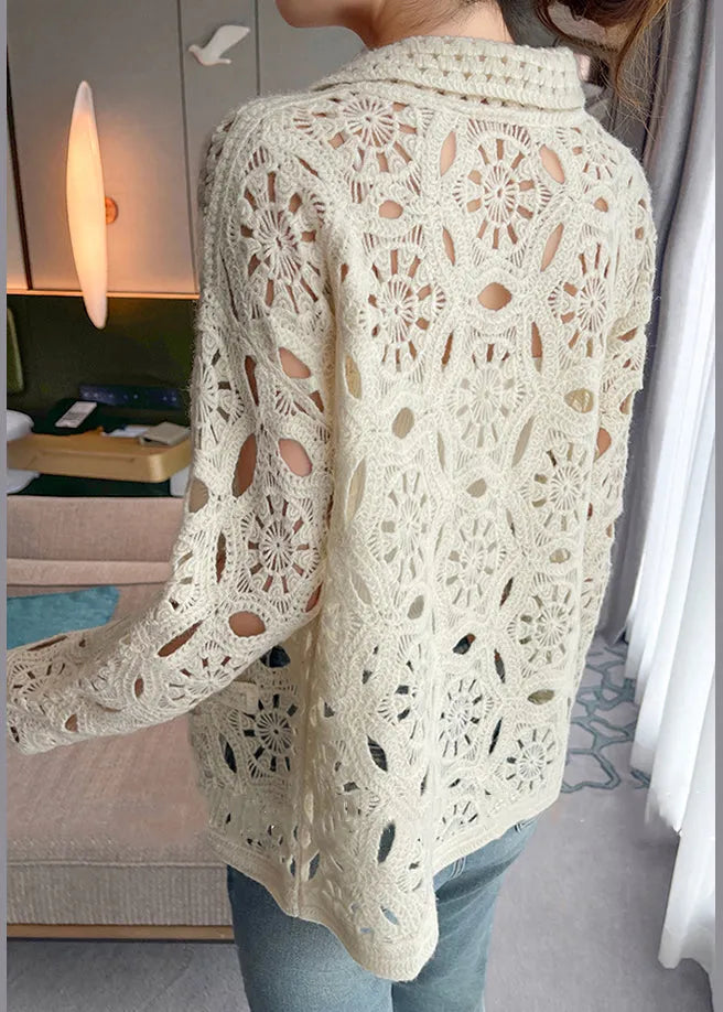 A Vintage Style Cardigan with Delicate Timeless Details