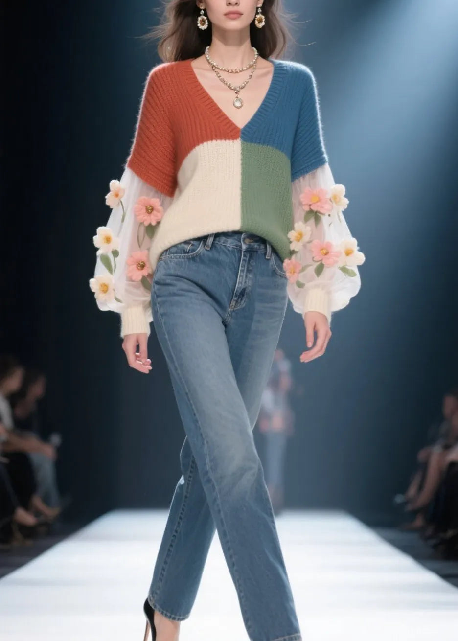 Vintage Inspired Sweater with a Contemporary Edge
