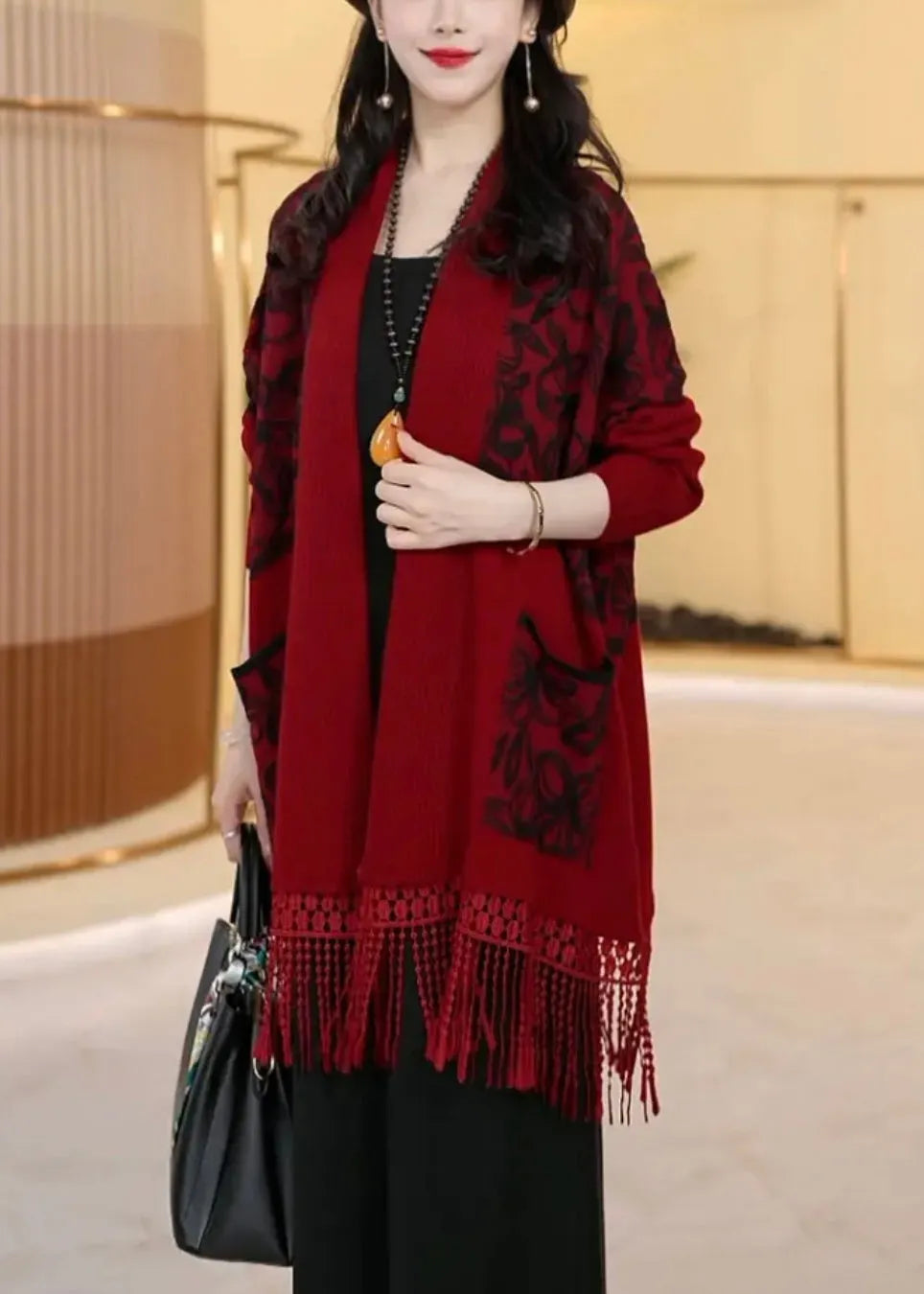 A Vintage Style Cardigan with Delicate Timeless Details