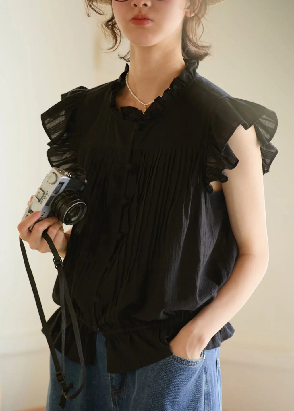 Beautifully Finished Blouse in a Timeless Design