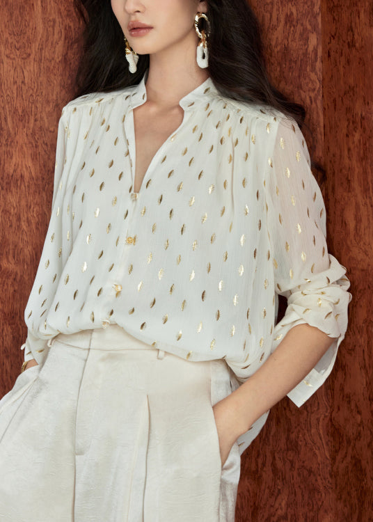 A Vintage Style Shirt with Delicate Timeless Details