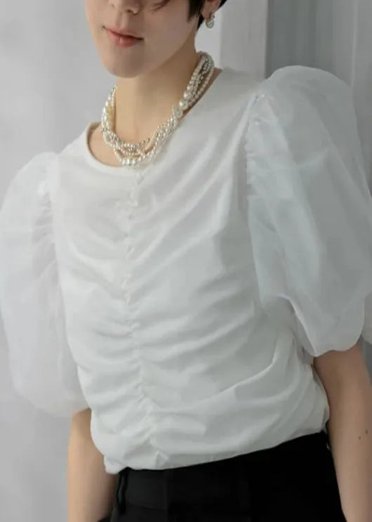 A Vintage Style Top with Delicate Timeless Details