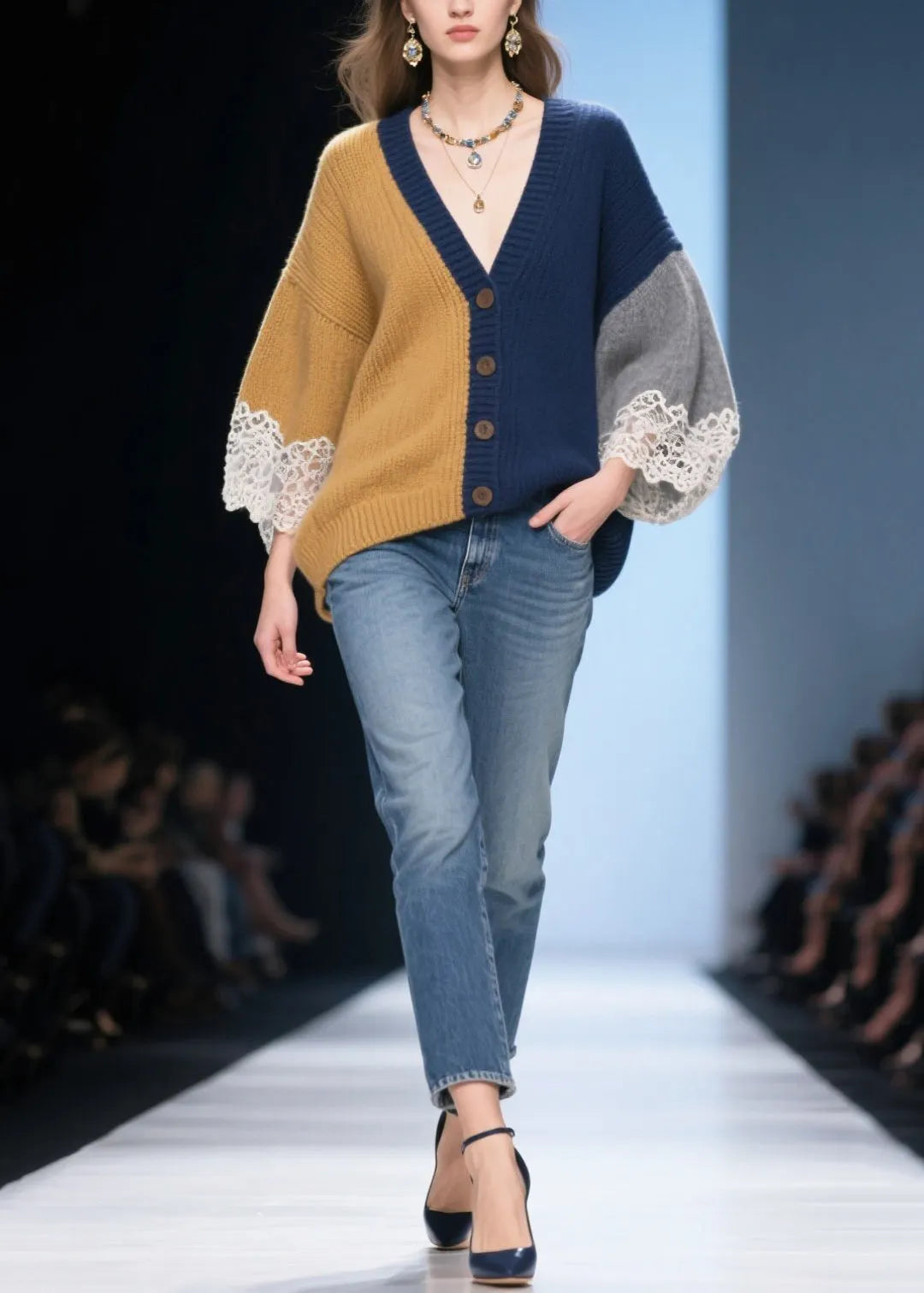 Classic Vintage Cardigan with a Flattering Fit