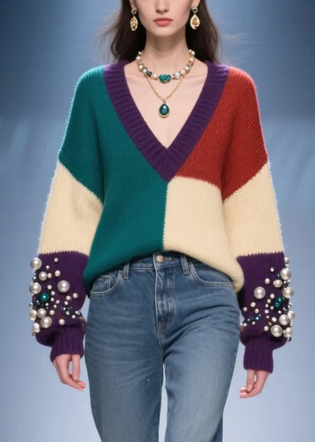 A Vintage Style Sweater with Delicate Timeless Details