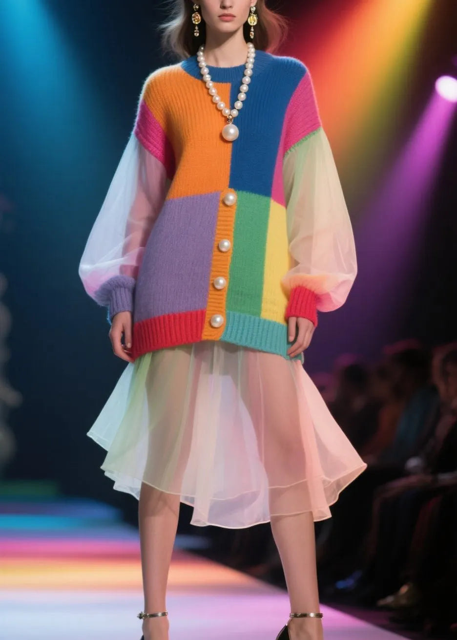 Vintage Inspired Sweater with a Contemporary Edge