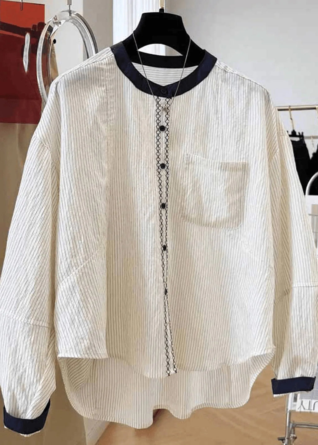 Classic Vintage Blouse with a Flattering Fit