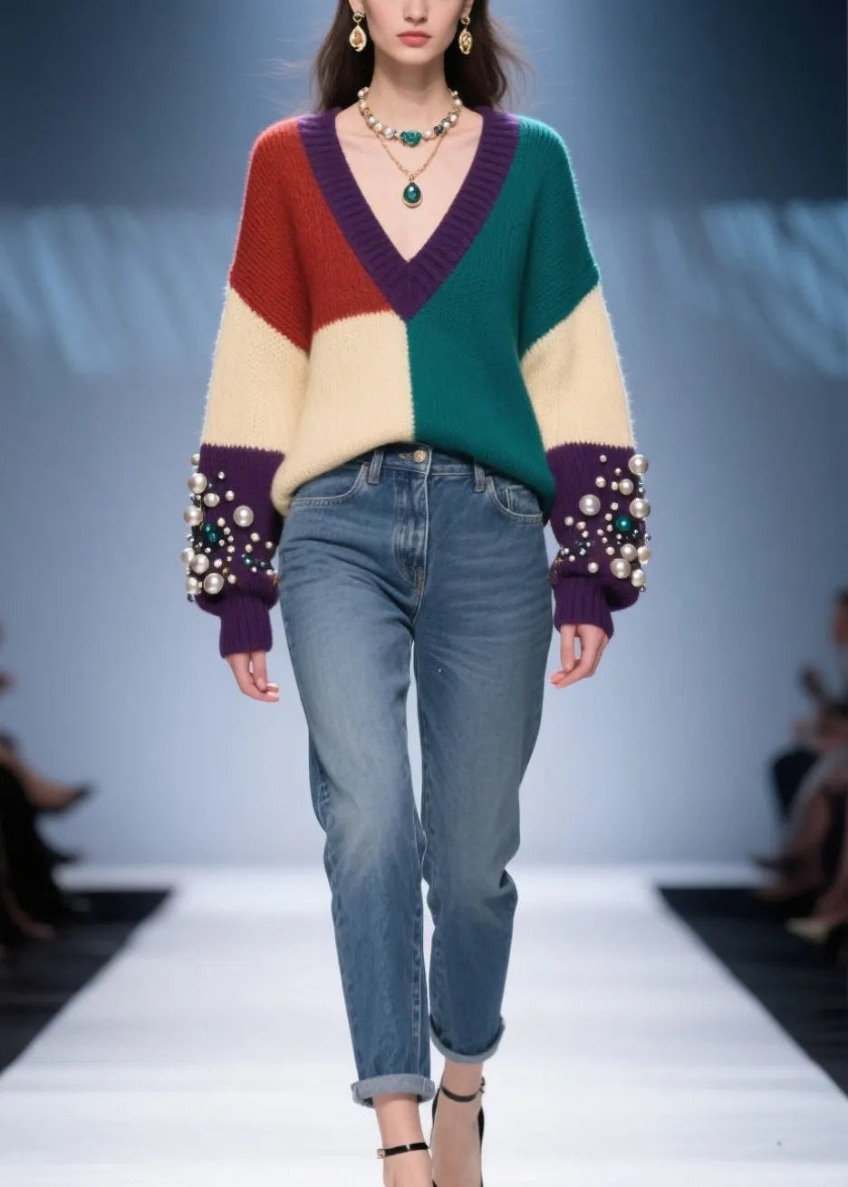 A Vintage Style Sweater with Delicate Timeless Details