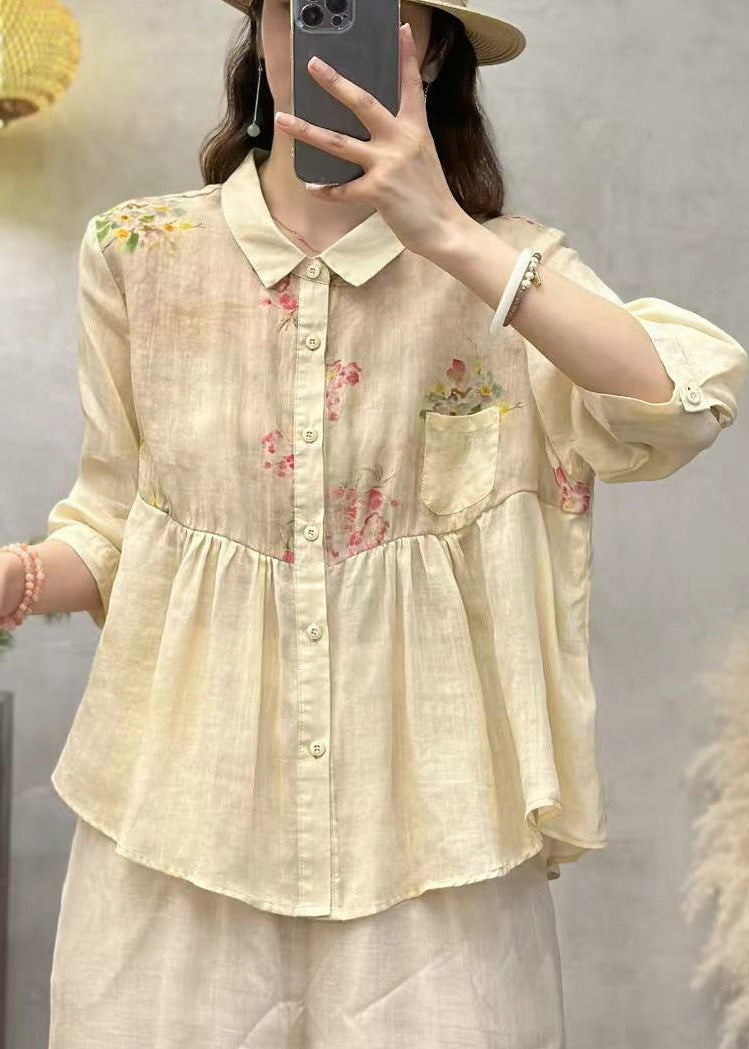 A Vintage Style Shirt with Delicate Timeless Details