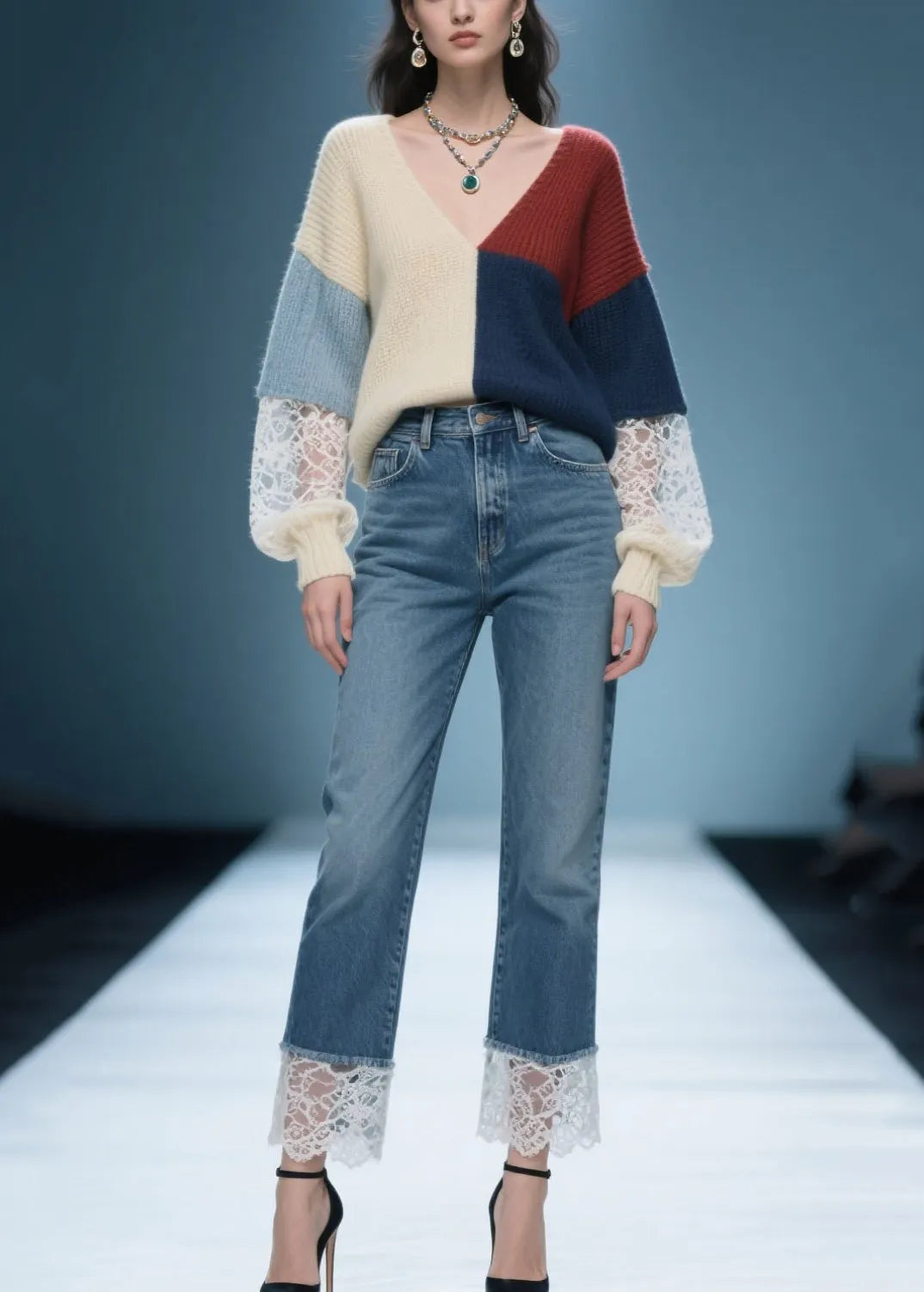 Classic Vintage Sweater with a Flattering Fit