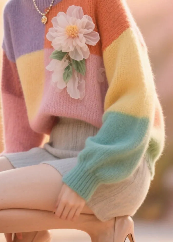 A Vintage Style Sweater with Delicate Timeless Details