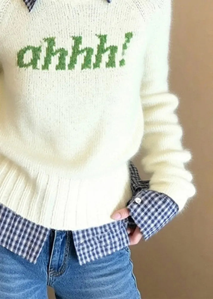 Vintage Inspired Sweater with a Contemporary Edge