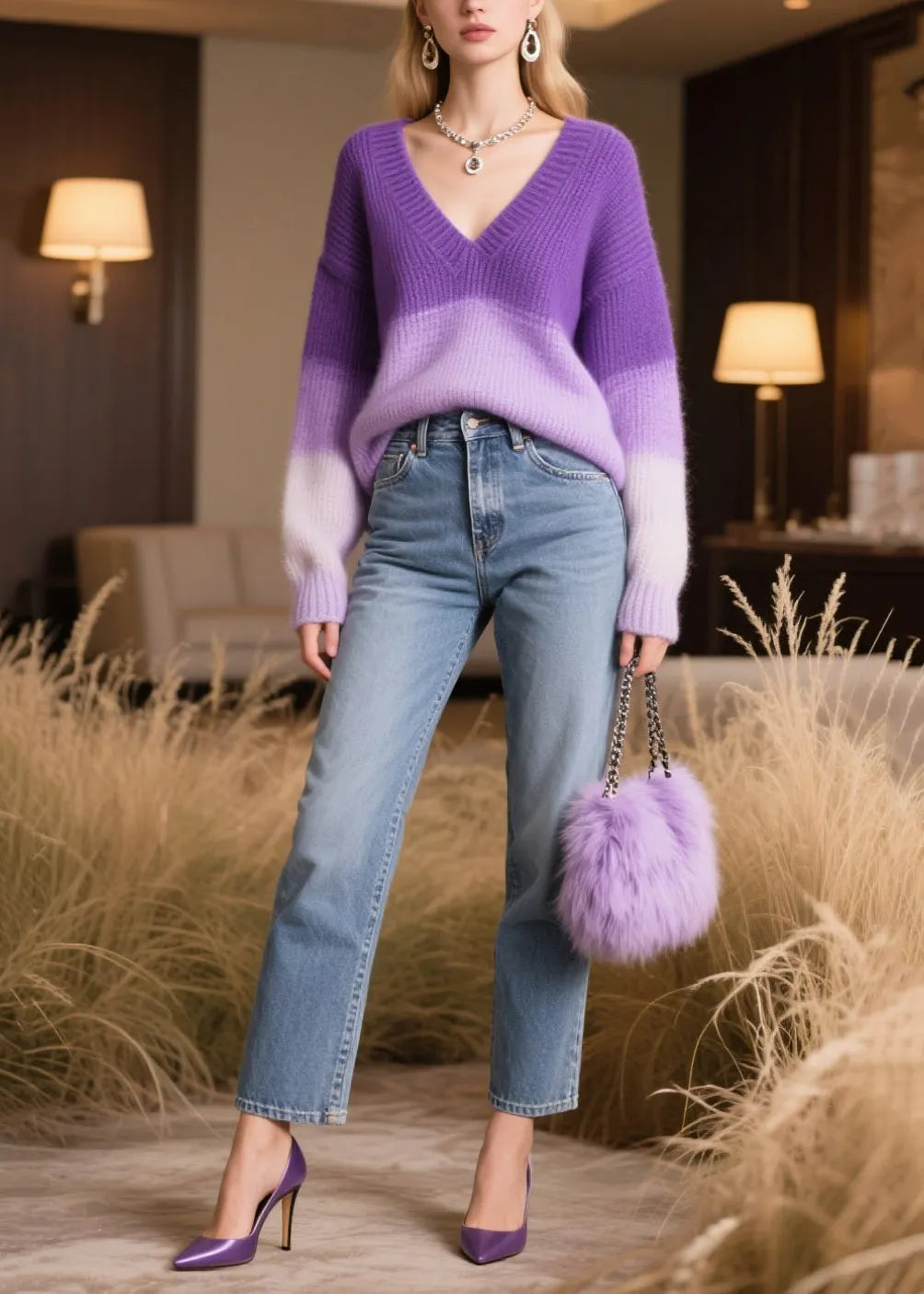 Vintage Inspired Sweater with a Contemporary Edge