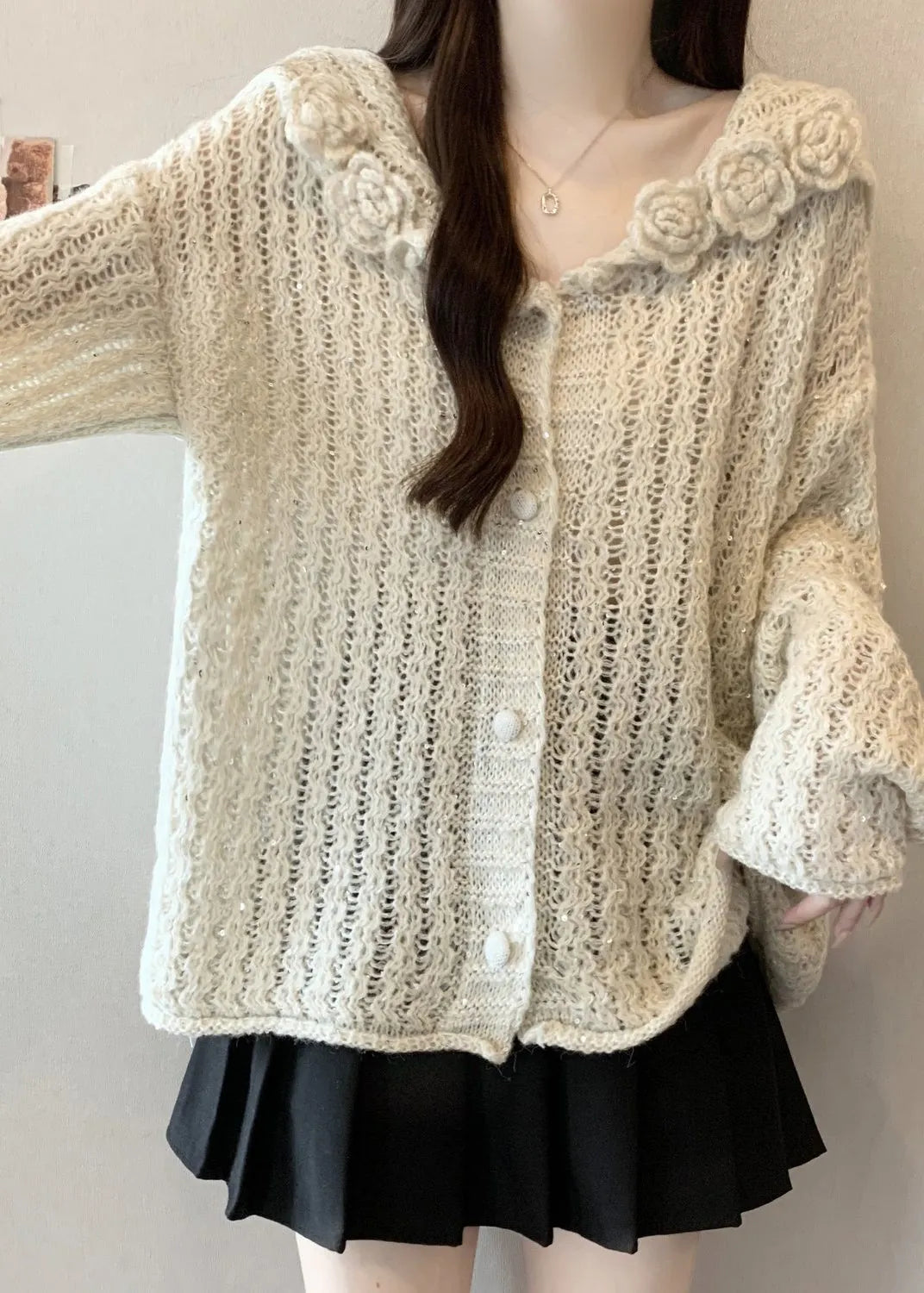 Vintage Inspired Cardigan with a Contemporary Edge