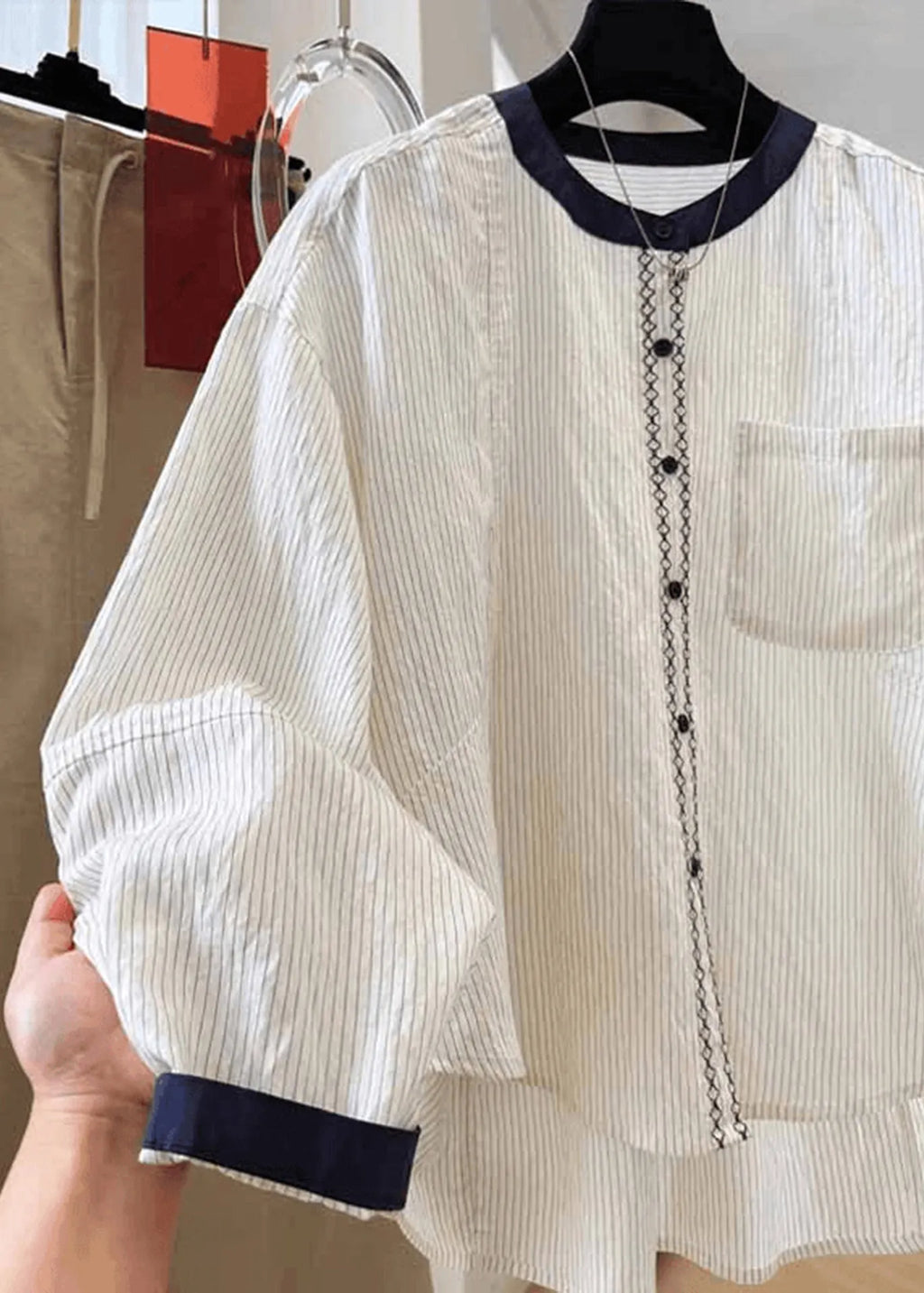 Classic Vintage Blouse with a Flattering Fit