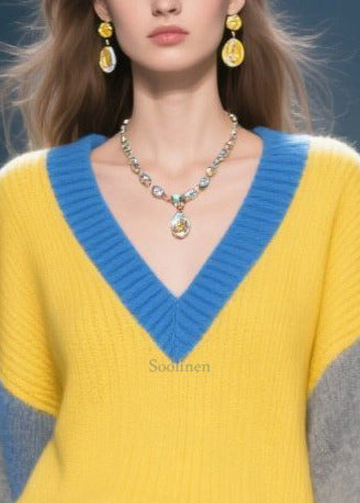 A Vintage Style Sweater with Delicate Timeless Details